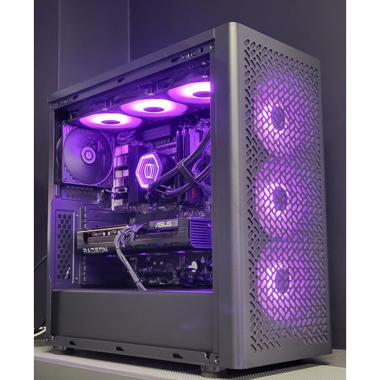 Komputer do gier Battlefield 6 Elite 502 Black AMD 7800X3D 32GB DDR5 RX 9070 XT 16GB 1TB 850W  W11Pro czarna